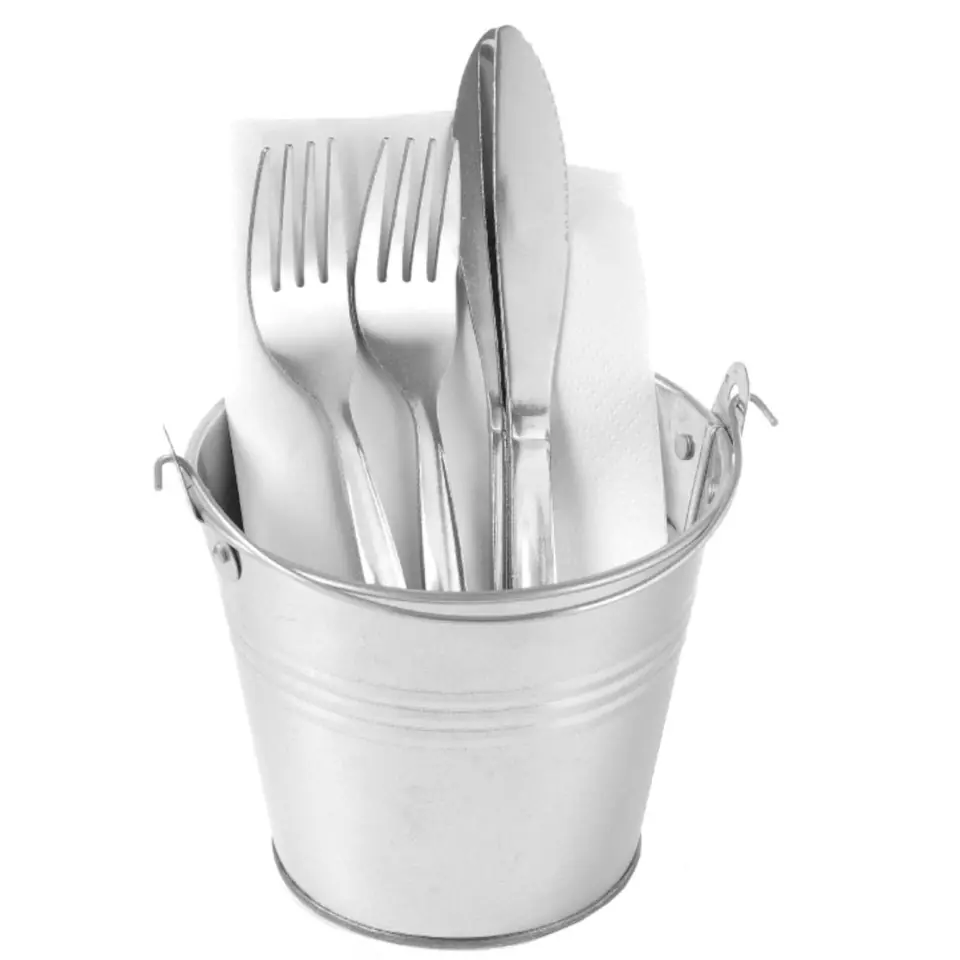 ⁨Mini-in-hectare steel bucket with medium handle 120mm⁩ at Wasserman.eu