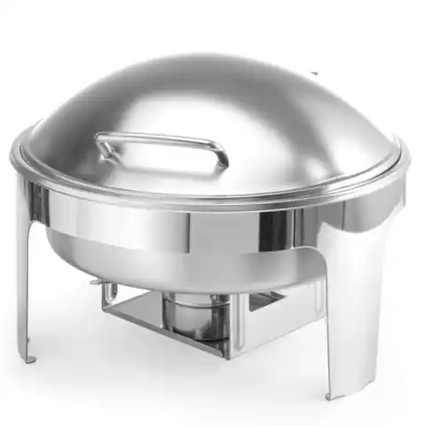 ⁨Food warmer for candle paste satin steel ROUND⁩ at Wasserman.eu