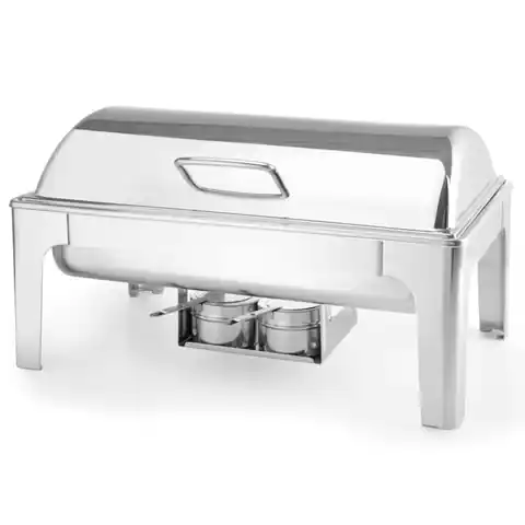 ⁨Food food warmer for candle paste polished steel GN 1/1⁩ at Wasserman.eu
