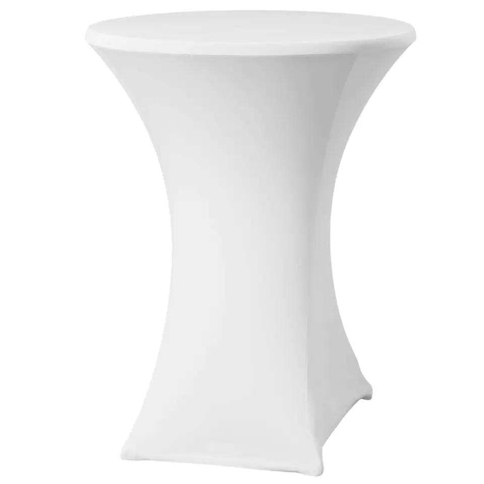 ⁨Round catering tablecloth Symposium Wed. 70cm - white⁩ at Wasserman.eu