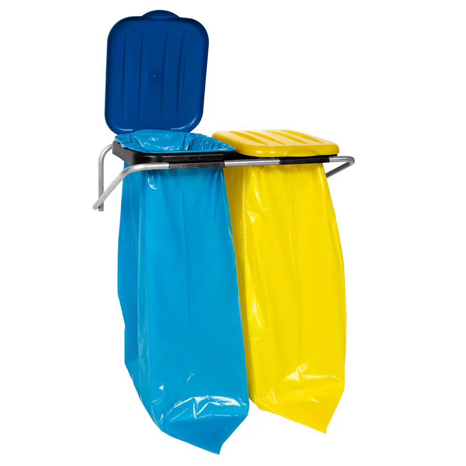 ⁨Hanging wall mount for waste segregation 2 colors - bags 120L⁩ at Wasserman.eu