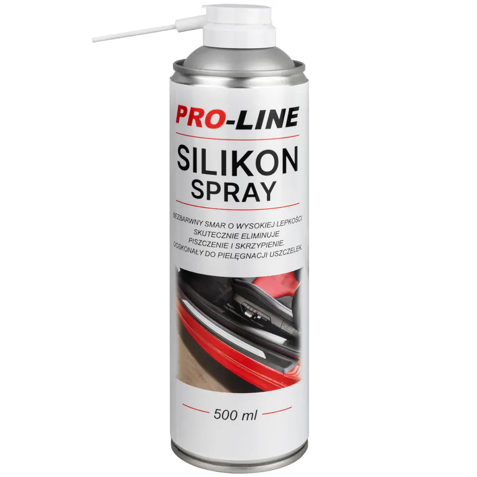 ⁨Silikon smar w sprayu do pielegnacji uszczelek PRO-LINE 500ml⁩ w sklepie Wasserman.eu