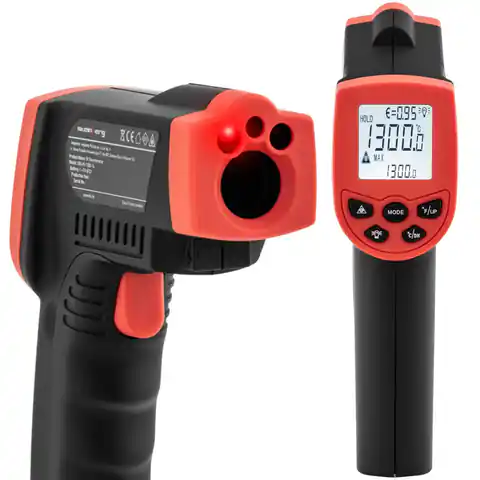 ⁨Industrial Thermometer Laser Pyrometer Range -50 to 1300C⁩ at Wasserman.eu