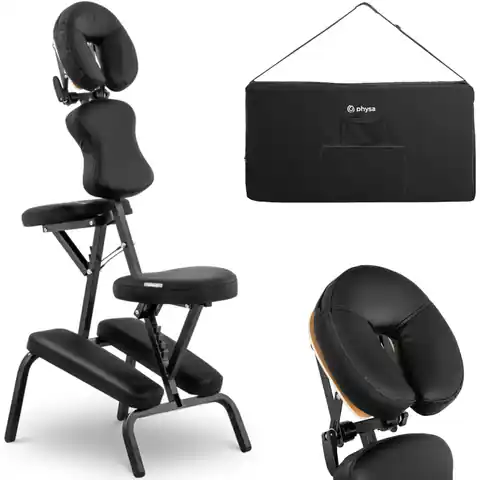 ⁨Folding massage chair up to 130 kg black⁩ at Wasserman.eu