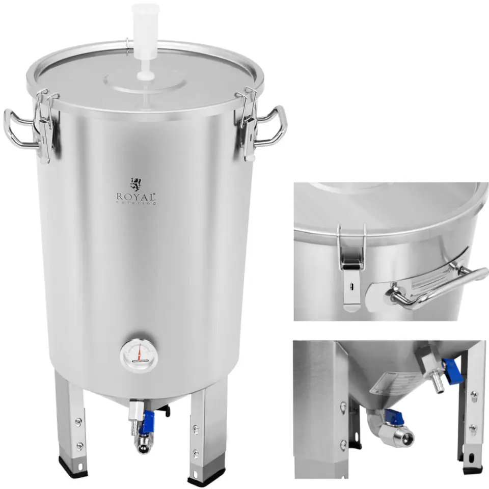 Container fermentation boiler fermenter for beer 30L at Wasserman.eu