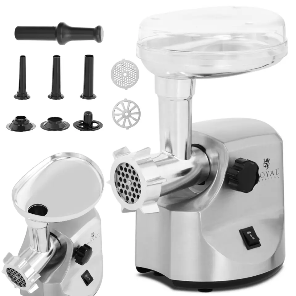 ⁨Meat grinder sausage stuffer SET 2kW 72 kg/h⁩ at Wasserman.eu