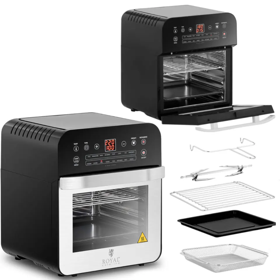 ⁨Oven multifunctional stove with spit 13 programs 1.6kW 12L⁩ at Wasserman.eu