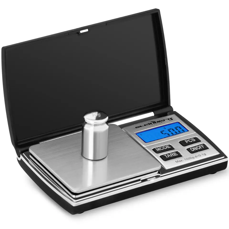 ⁨Pocket Scale Precision Jewelry Counting LCD Pieces 1000 /0.1g⁩ at Wasserman.eu