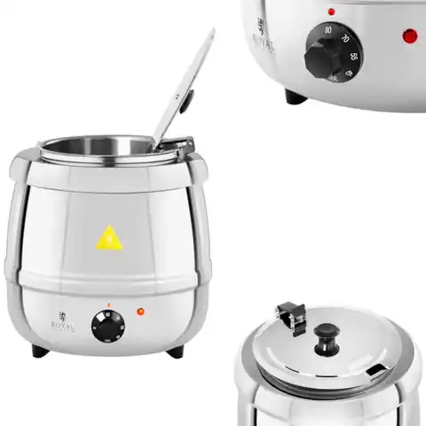 ⁨Electric cauldron soup pot 10 l steel⁩ at Wasserman.eu