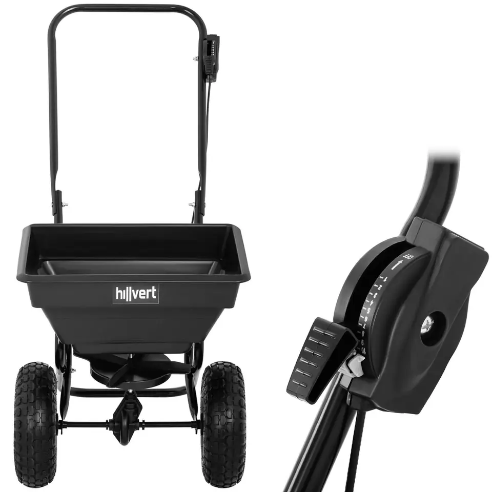 Spreader seeder spreader for grass fertilizers sand salt 14 l at Wasserman.eu