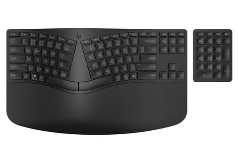 ⁨Ergonomic wireless + numeric keyboard 965 7E756AA black⁩ at Wasserman.eu