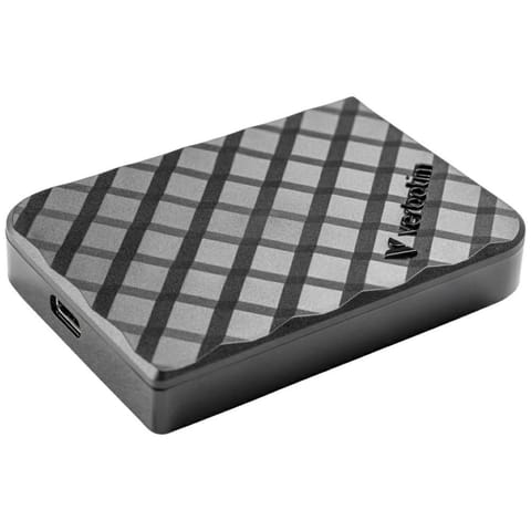 ⁨Dysk zewnętrzny Verbatim Store n Go Mini Diamond USB-C SSD 2Tb czarny 32026⁩ w sklepie Wasserman.eu