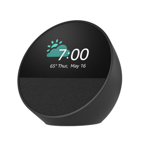 ⁨AMAZON ECHO SPOT (2024) - SMART SPEAKER BLACK⁩ w sklepie Wasserman.eu
