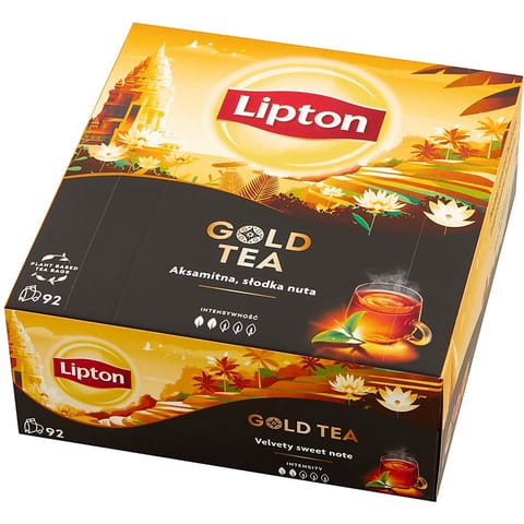⁨Herbata Lipton Gold Tea (92)⁩ w sklepie Wasserman.eu