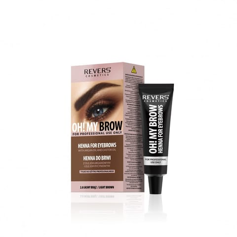 ⁨REVERS Oh! My Brow Henna kremowa do brwi - jasny brąz⁩ w sklepie Wasserman.eu