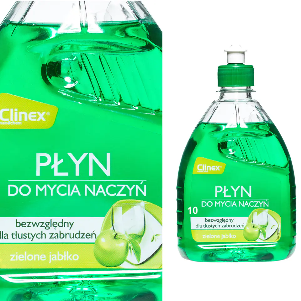 ⁨Koncetrat płyn do ręcznego mycia naczyń bez smug i zacieków CLINEX HandWash 500ML⁩ w sklepie Wasserman.eu