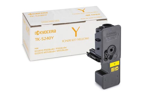⁨Kyocera Original Toner Cartridge TK-5240Y, yellow, 3000s, 1T02R7ANL0, Kyocera M5526cdn, M5526cdw, P5026cdn,P5026cdw, O⁩ at Wasserman.eu