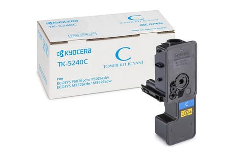 ⁨Kyocera Original Toner Cartridge TK-5240C, cyan, 3000s, 1T02R7CNL0, Kyocera M5526cdn, M5526cdw, P5026cdn,P5026cdw, O⁩ at Wasserman.eu