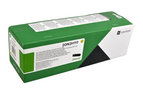 Lexmark - Hojtydende - gul - original at Wasserman.eu