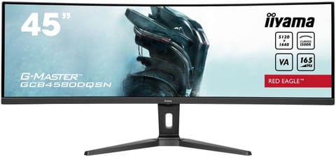 ⁨Monitor 45 inches G-Master GCB4580DQSN-B1, VA,DQHD,165HZ,USB-C-DOCK,RJ45,32:9, 1500R,450cd/m2,3000:1,0.8ms,3xUSB,2xHDMI,1xDP,2x3W,PowerDelivery-90W⁩ at Wasserman.eu
