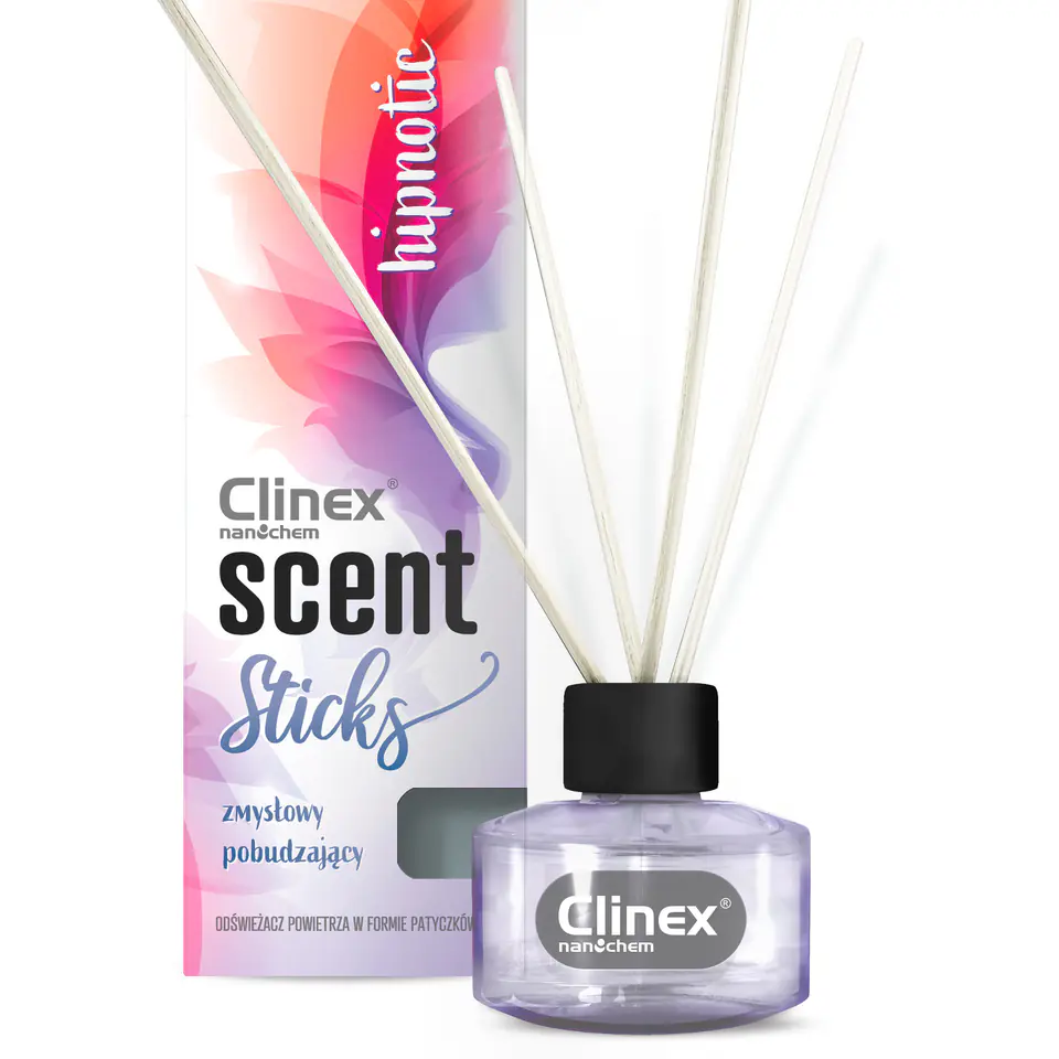 ⁨Patyczki kadzidełka zapachowe do odświeżania pomieszczeń CLINEX Scent Sticks HYPNOTIC 45ml⁩ w sklepie Wasserman.eu