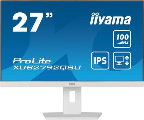 ⁨Monitor 27 inches ProLite XUB2792QSU-W6 IPS,QHD,HAS(150mm),100Hz,4xUSB3.2,SLIM⁩ at Wasserman.eu