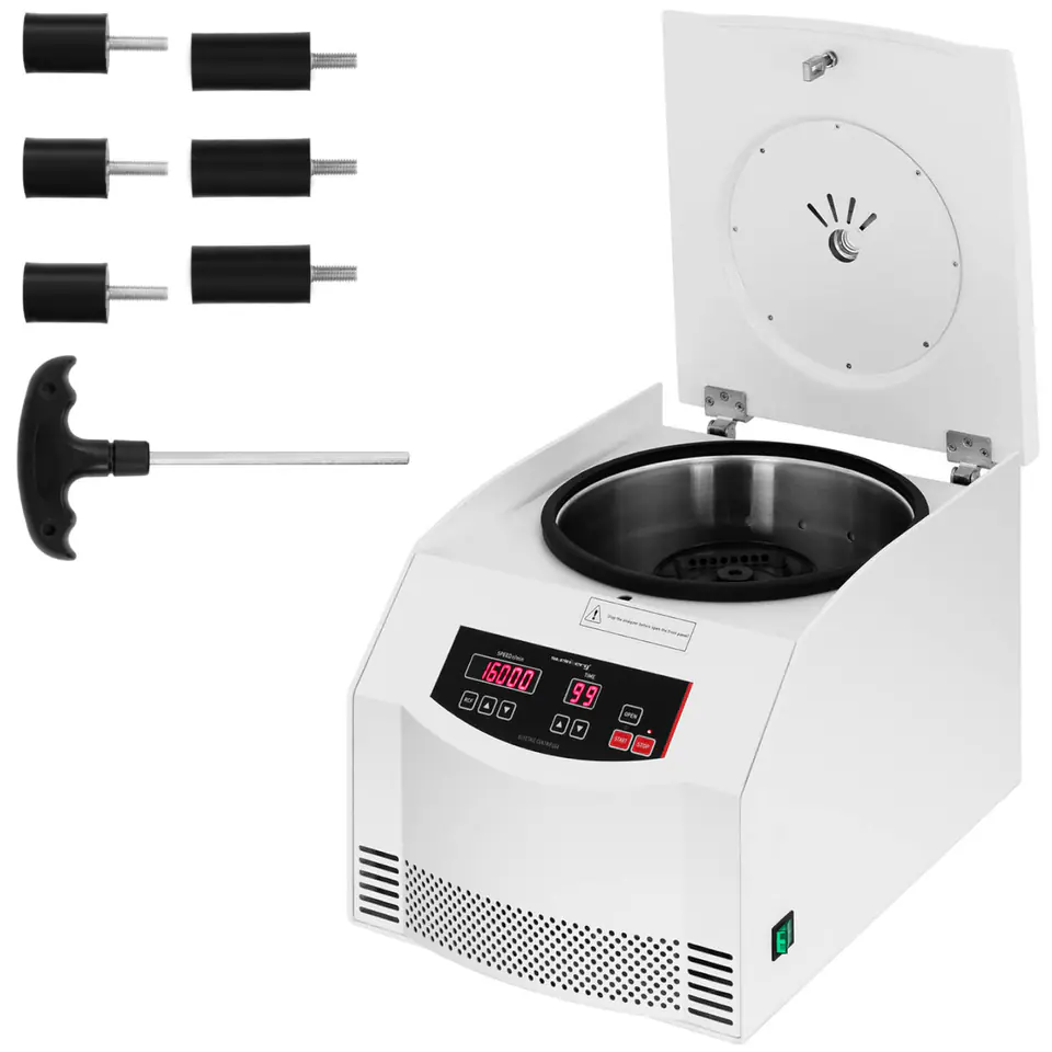 ⁨Profesjonalna wirówka laboratoryjna do osocza 16000 obr./min 4 fiolki PCR 0,2 ml⁩ w sklepie Wasserman.eu