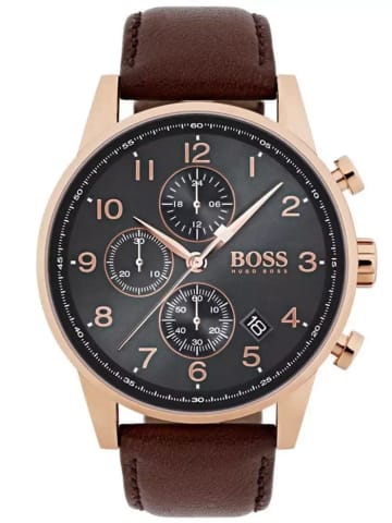 ⁨ZEGAREK MĘSKI HUGO BOSS 1513496 - NAVIGATOR (zh010b)⁩ w sklepie Wasserman.eu
