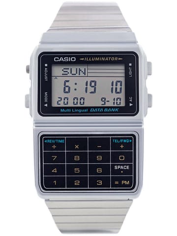 ⁨ZEGAREK MĘSKI CASIO VINTAGE DATABANK DBC-611-1D + BOX⁩ w sklepie Wasserman.eu