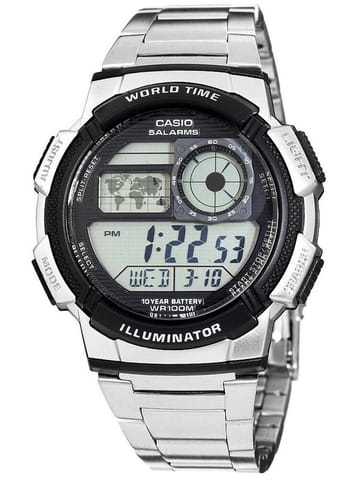 ⁨ZEGAREK MĘSKI CASIO AE-1000WD 1A (zd073h) - WORLD TIME + BOX⁩ w sklepie Wasserman.eu