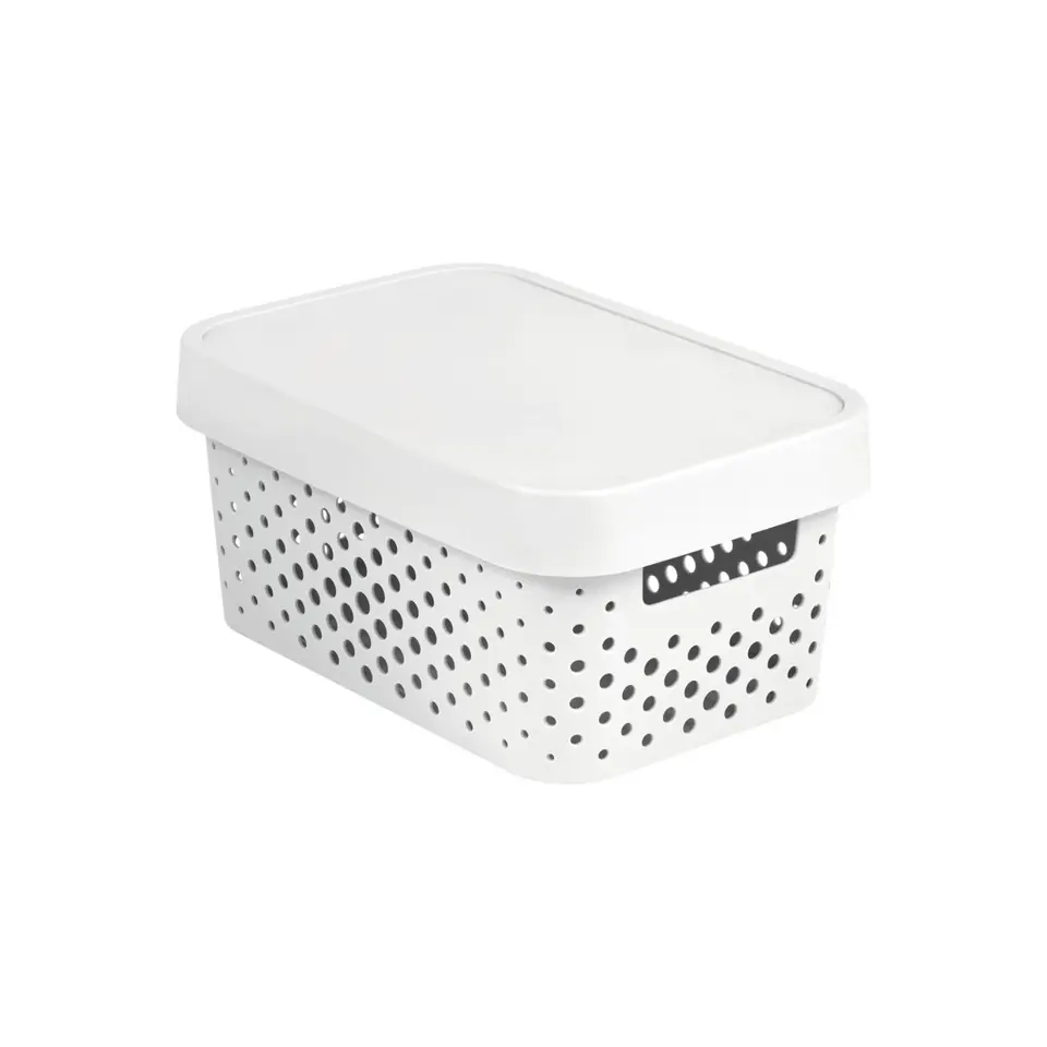 ⁨Openwork container with infinity lid 4,5L white⁩ at Wasserman.eu