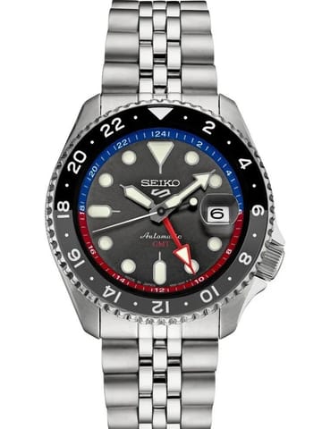 ⁨ZEGAREK MĘSKI SEIKO 5 SPORTS SSK019K1 GMT AUTOMAT + BOX⁩ w sklepie Wasserman.eu