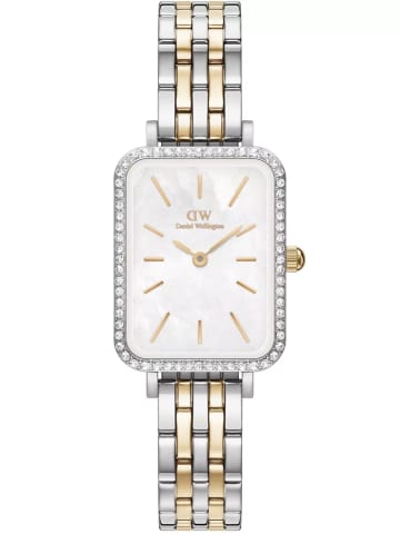 ⁨ZEGAREK DAMSKI DANIEL WELLINGTON Quadro Lumine Bezel 5-Link Two-Tone DW00100671 + BOX (zw519g)⁩ w sklepie Wasserman.eu
