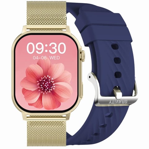 SMARTWATCH UNISEX GRAVITY GT15-11 - ROZMOWY BLUETOOTH, DODATKOWY PASEK (sg029k) w sklepie Wasserman.eu