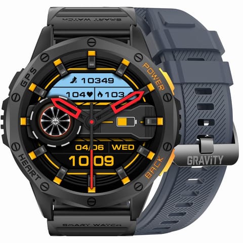 ⁨SMARTWATCH MĘSKI GRAVITY GT24-1 - LATARKA, DODATKOWY PASEK  (sg033a)⁩ w sklepie Wasserman.eu
