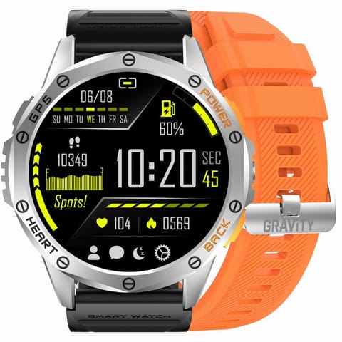 ⁨SMARTWATCH MĘSKI GRAVITY GT24-4 - LATARKA, DODATKOWY PASEK  (sg033d)⁩ w sklepie Wasserman.eu