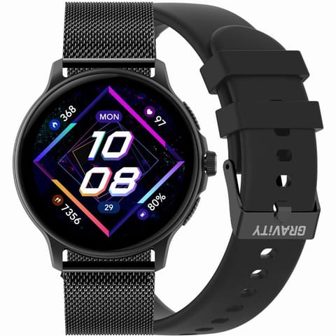 SMARTWATCH UNISEX GRAVITY GT12-1 - ROZMOWY BLUETOOTH, DODATKOWY PASEK (sg035a) w sklepie Wasserman.eu