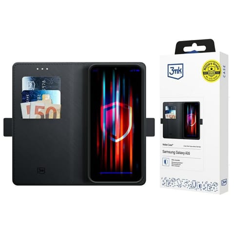 ⁨Etui 3MK Wallet Case do Google Pixel 9A  czarny⁩ w sklepie Wasserman.eu