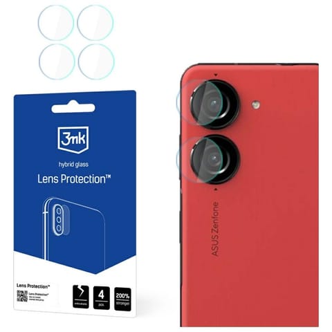 ⁨Ochrona na obiektyw aparatu 3MK Lens     Protect do Asus Zenfone 10 4szt⁩ w sklepie Wasserman.eu