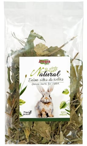 ⁨Alegia Natural Zielone ziółka dla królika 100g⁩ w sklepie Wasserman.eu