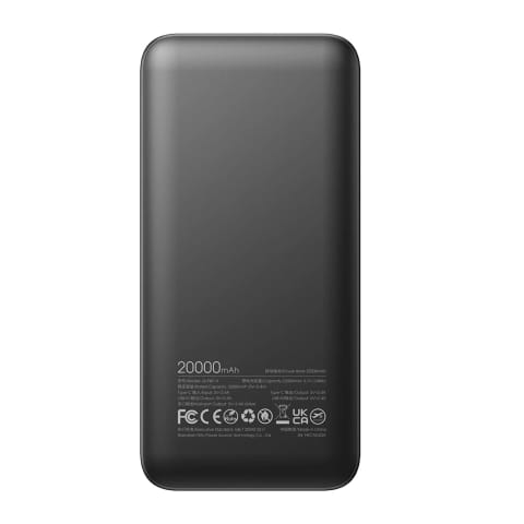 ⁨Powerbank Joyroom 20000mAh 2.4A 2x USB-A 1x USB-C - czarny⁩ w sklepie Wasserman.eu