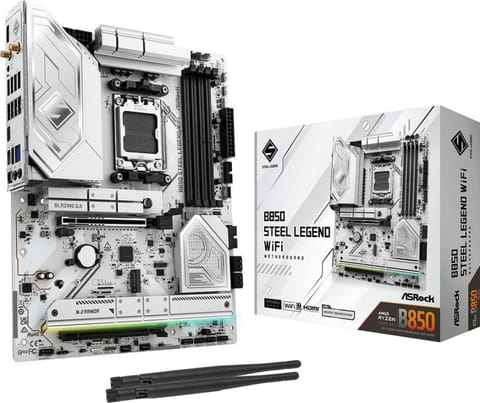 ⁨Płyta główna ASROCK B850 STEEL LEGEND WIFI (Socket AM5 /ATX)⁩ w sklepie Wasserman.eu