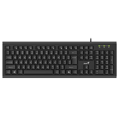 ⁨Genius KB-113 COPILOT, klawiatura CZ/SK, klasyczna, przewodowa (USB), czarna⁩ w sklepie Wasserman.eu