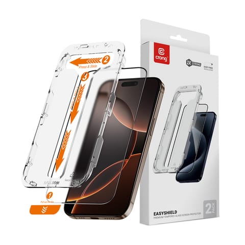 ⁨Crong EasyShield 2-Pack - Szkło hartowane iPhone 16 Pro Max (2 sztuki)⁩ w sklepie Wasserman.eu