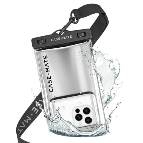 ⁨Case-Mate Waterproof Floating Pouch - Etui wodoodporne do smartfonów (Silver Chrome)⁩ w sklepie Wasserman.eu