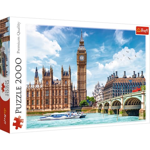 ⁨Puzzle 2000 - Big Ben, Londyn, Anglia Trefl 27120⁩ w sklepie Wasserman.eu