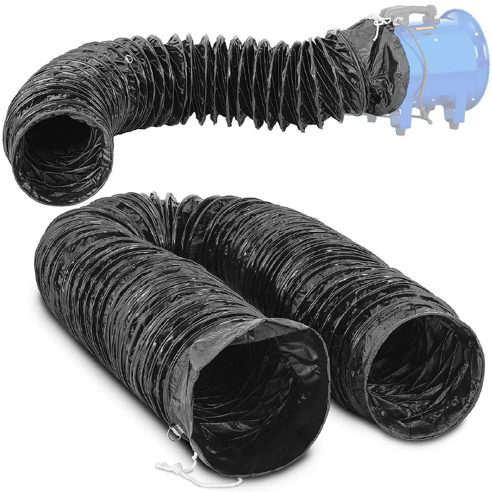 Extraction hose pipe for industrial blower fan diameter. 300 mm length 10 m at Wasserman.eu