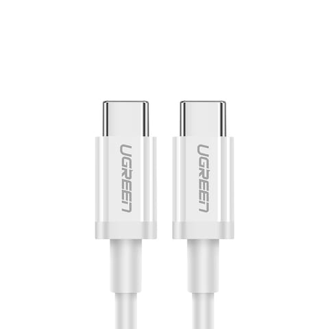 Kabel przewód USB-C - USB-C PD QC AFC 1m - biały w sklepie Wasserman.eu