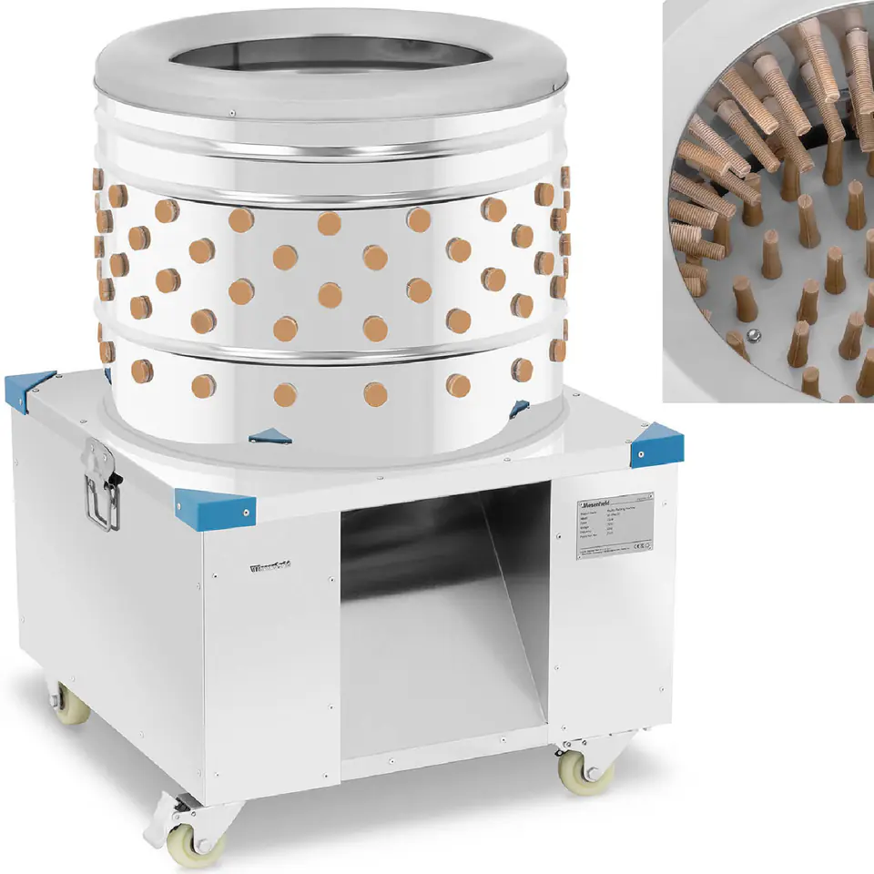 ⁨Skubarka plucking machine for picking feathers 360 kg/h avg. 55 cm⁩ at Wasserman.eu