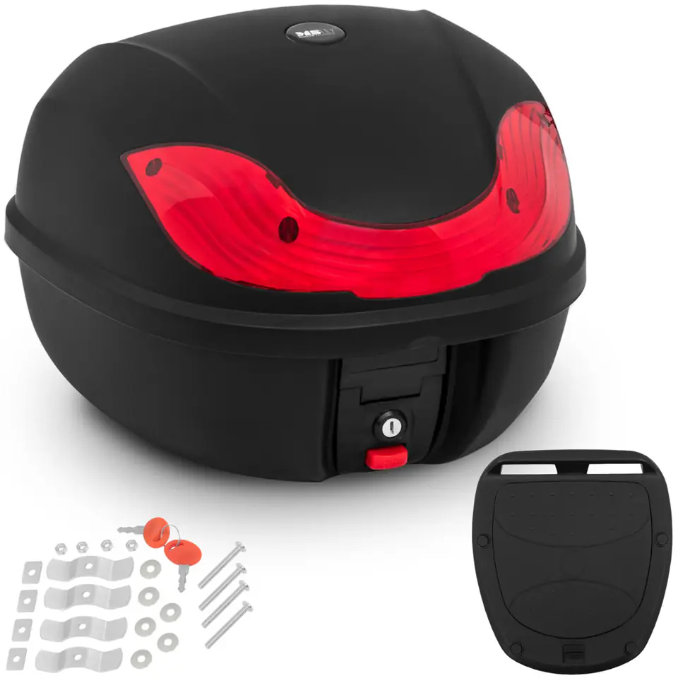 ⁨Central trunk for scooter for 1 helmet with mounting plate 38 l⁩ at Wasserman.eu